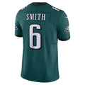 Elroe P.Eagles #6 DeVonta Smith Green Vapor F.U.S.E. Limited Stitched Jerseys
