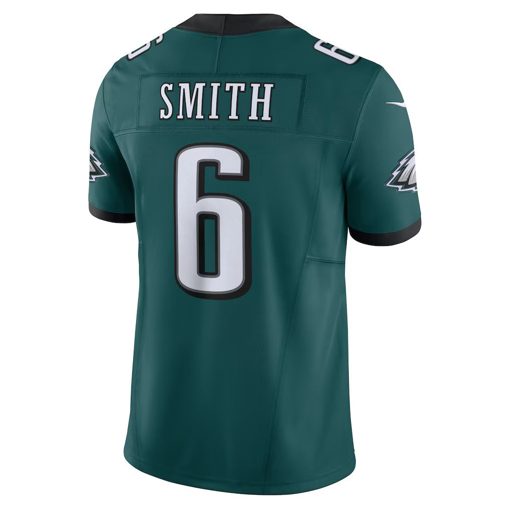 Elroe P.Eagles #6 DeVonta Smith Green Vapor F.U.S.E. Limited Stitched Jerseys
