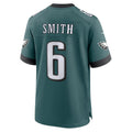 Elroe P.Eagles #6 DeVonta Smith Midnight Green Team Game Stitched Jerseys