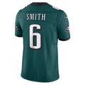Elroe P.Eagles #6 DeVonta Smith Midnight Green Vapor F.U.S.E. Limited Stitched Jerseys