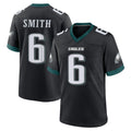 Elroe P.Eagles #6 DeVonta Smith Player Black Game Home Stitched Jerseys