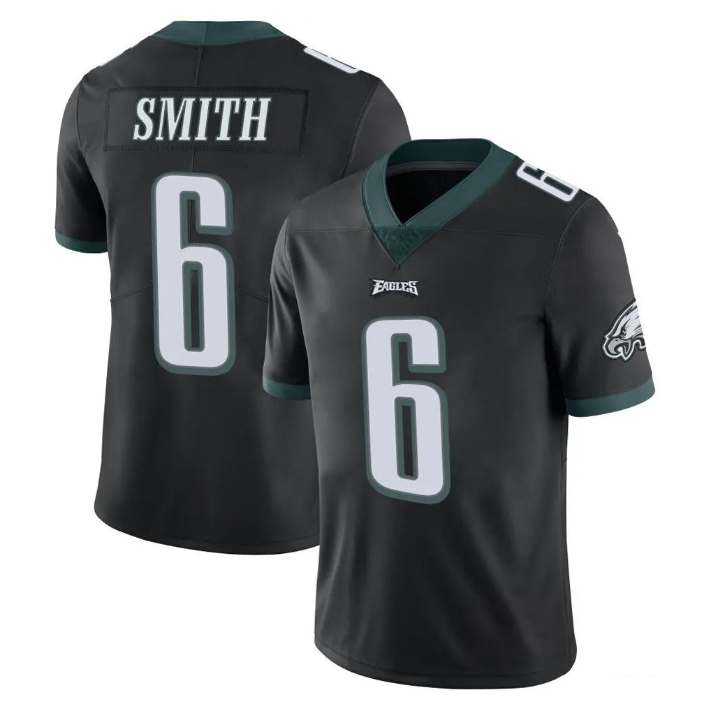 Elroe P.Eagles #6 DeVonta Smith Player Black Limited Vapor Untouchable Home Game Stitched Jerseys