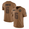 Elroe P.Eagles #6 DeVonta Smith Player Brown Salute To Service Limited Stitched Jerseys