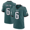 Elroe P.Eagles #6 DeVonta Smith Player Green Home Game Stitched Jerseys