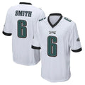 Elroe P.Eagles #6 DeVonta Smith Player White Home Game Stitched Jerseys