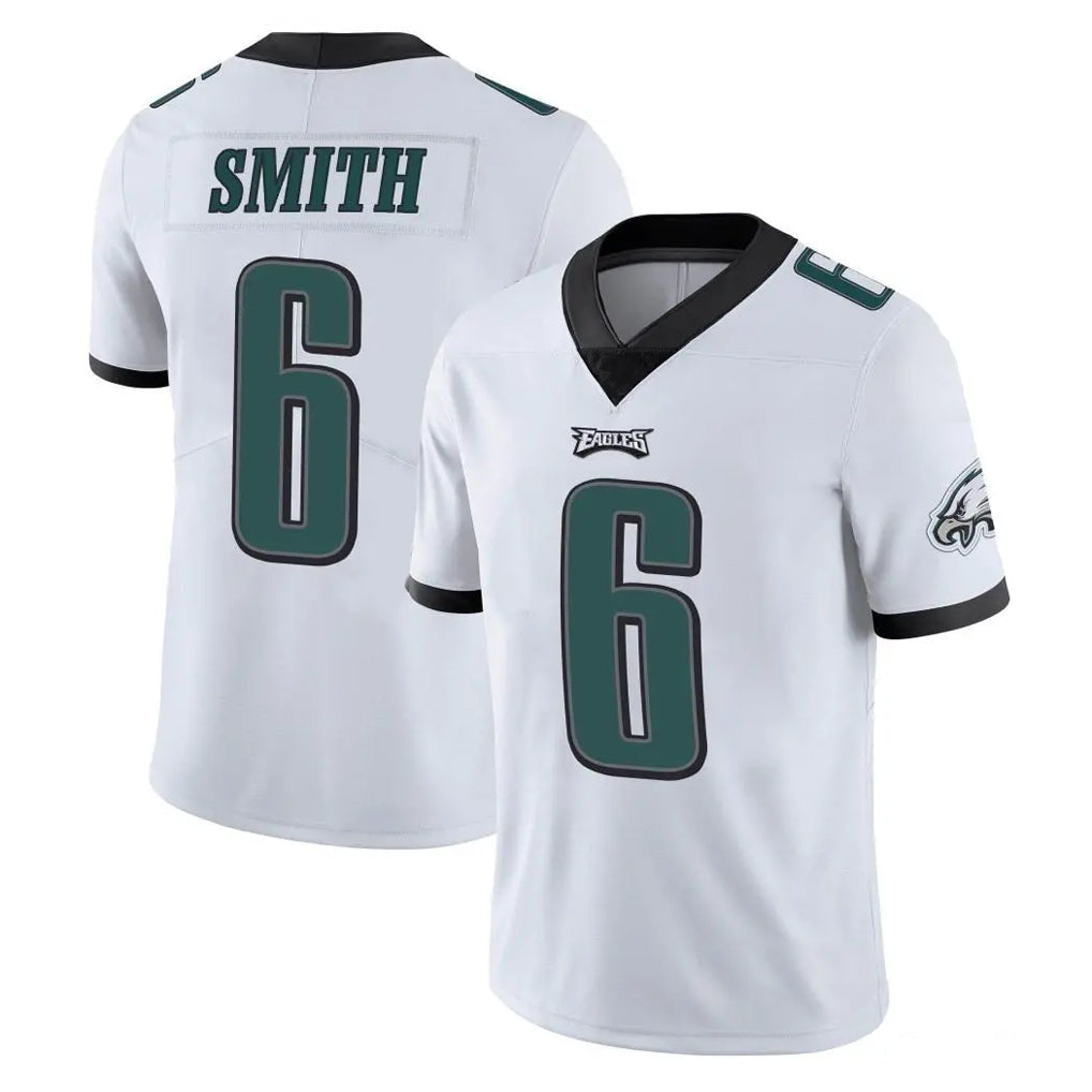 Elroe P.Eagles #6 DeVonta Smith Player White Limited Vapor Untouchable Home Game Stitched Jerseys