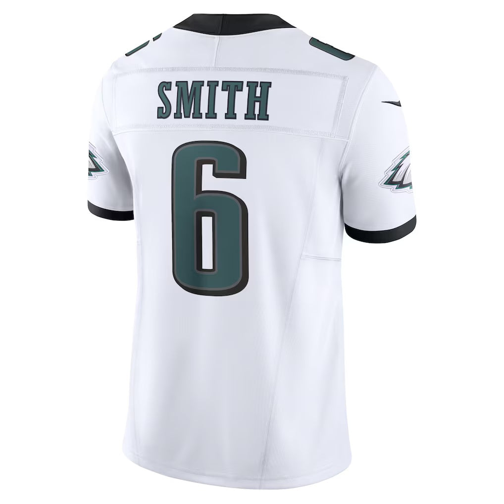 Elroe P.Eagles #6 DeVonta Smith White Vapor F.U.S.E. Limited Stitched Jerseys