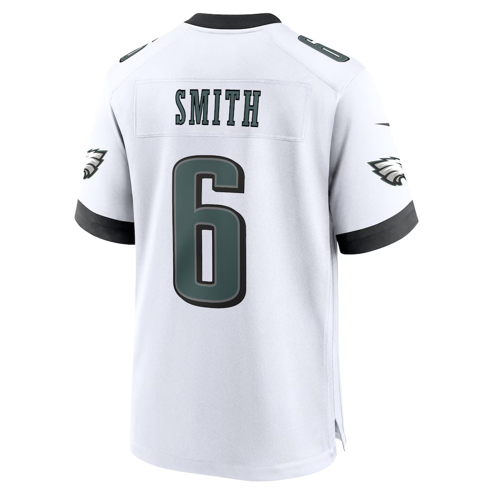 Elroe P.Eagles #6 DeVonta Smith White White Game Stitched Jerseys
