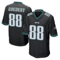 Elroe P.Eagles #88 Dallas Goedert Player Black Home Game Stitched Jerseys