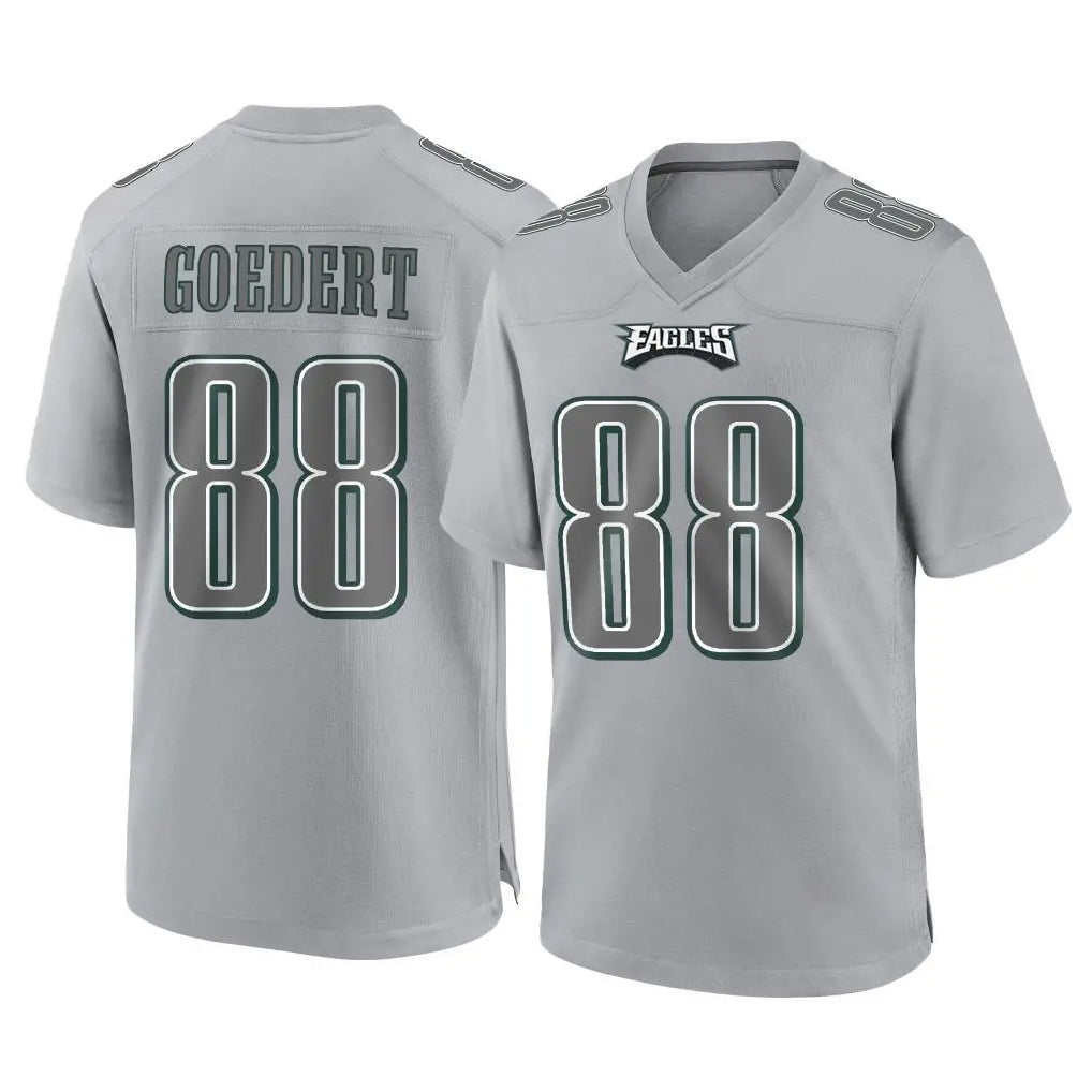 Elroe P.Eagles #88 Dallas Goedert Player Gray Atmosphere Fashion Home Game Stitched Jerseys