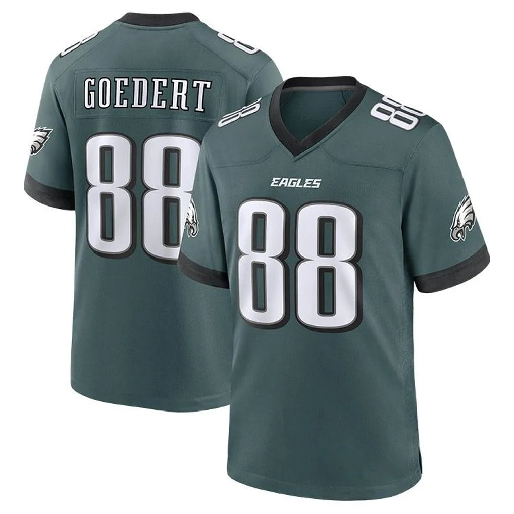 Elroe P.Eagles #88 Dallas Goedert Player Green Home Game Stitched Jerseys