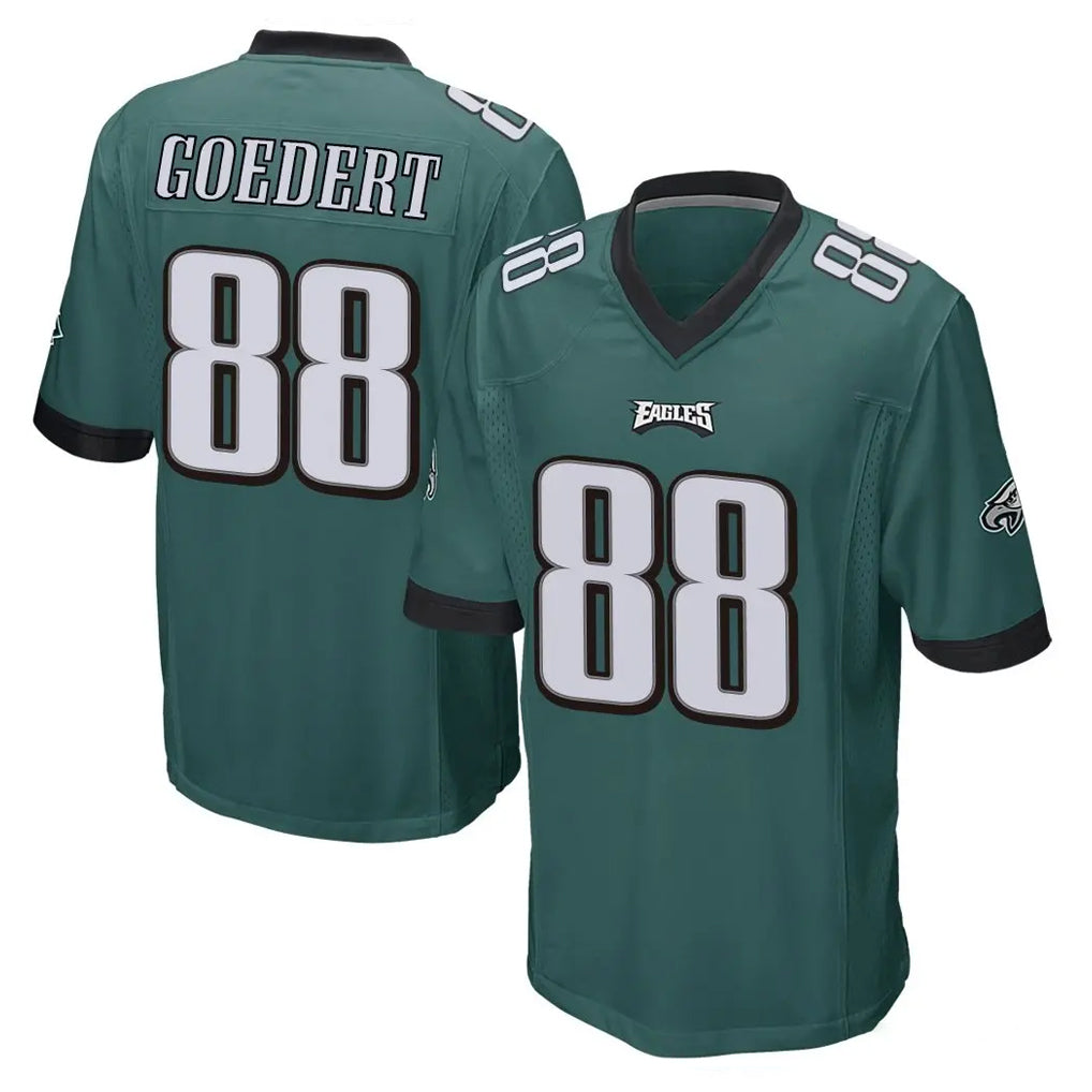 Elroe P.Eagles #88 Dallas Goedert Player Team Color Green Home Game Stitched Jerseys