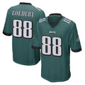Elroe P.Eagles #88 Dallas Goedert Player Team Color Green Home Game Stitched Jerseys