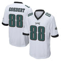 Elroe P.Eagles #88 Dallas Goedert Player White Home Game Stitched Jerseys