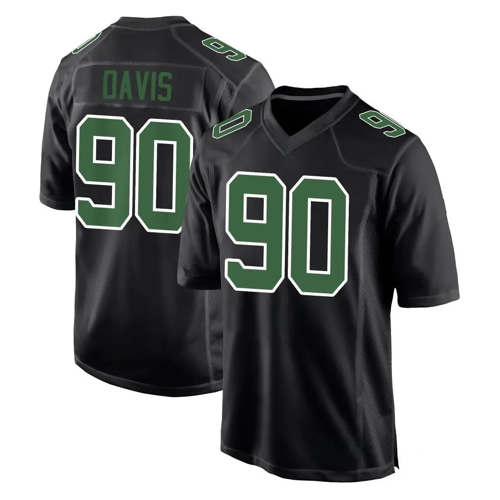 Elroe P.Eagles #90 Jordan Davis Player Carbon Green Fashion Home Game Stitched Jerseys