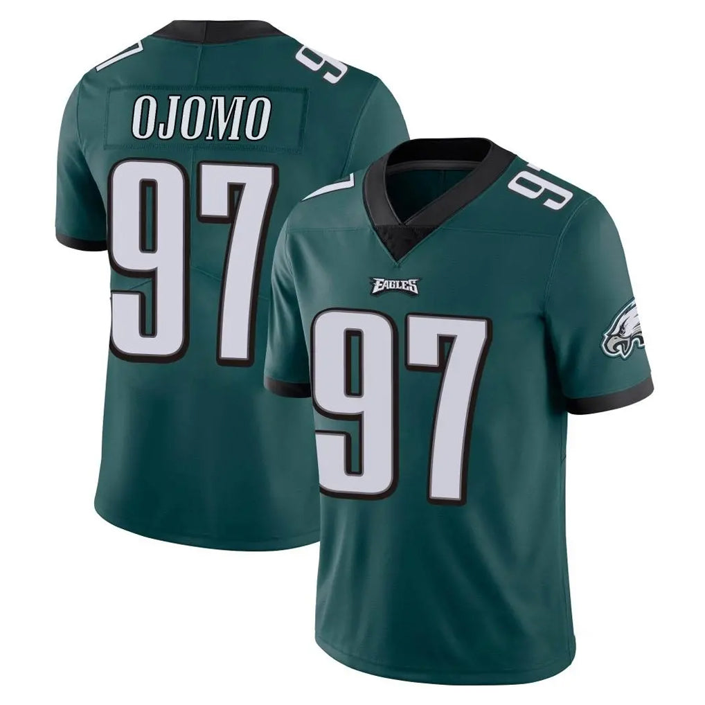 Elroe P.Eagles #97 Moro Ojomo Player Team Color Green Vapor Untouchable Home Game Stitched Jerseys