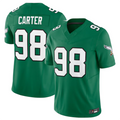 Elroe P.Eagles #98 Jalen Carter Green Alternate Vapor F.U.S.E. Limited Stitched American Stitched Jerseys