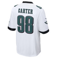Elroe P.Eagles #98 Jalen Carter White Game Jersey Stitched American Stitched Jersey