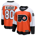 Elroe P.Flyers #80 Dan Vladar Orange Home Breakaway Jerseys