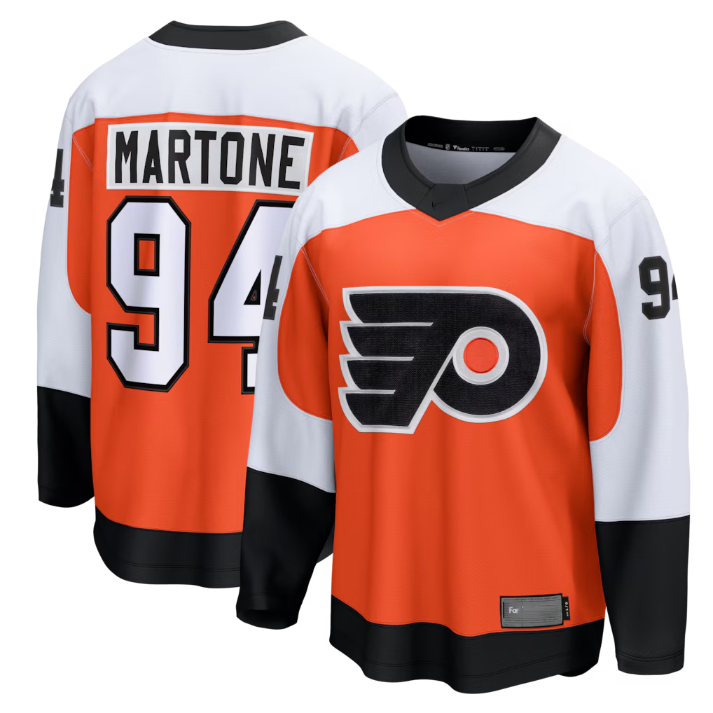 Elroe P.Flyers #94 Porter Martone Orange Breakaway Jerseys