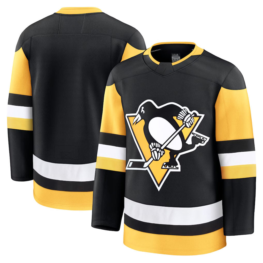 Elroe P.Penguins Black 2024 Military Appreciation Practice Jerseys