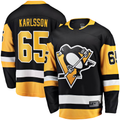 Elroe P.Penguins #65 Erik Karlsson Black Home Breakaway Jerseys
