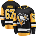 Elroe P.Penguins #67 Rickard Rakell Black Home Breakaway Player Jerseys
