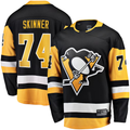 Elroe P.Penguins #74 Stuart Skinner Black Home Breakaway Jerseys