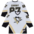 Elroe P.Penguins #87 Sidney Crosby Mitchell & Ness White 2005 Power Play Jerseys