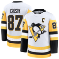 Elroe P.Penguins #87 Sidney Crosby White Away Premium Jerseys