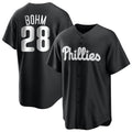 Elroe P.Phillies #28 Alec Bohm Player Black Home Game Stitched Jerseys