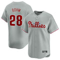 Elroe P.Phillies #28 Alec Bohm Player Gray Home Limited Stitched Jerseys