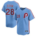 Elroe P.Phillies #28 Alec Bohm Player Light Blue Home Limited Stitched Jerseys