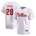Elroe P.Phillies #28 Alec Bohm Player White Home Limited Stitched Jerseys