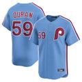 Elroe P.Phillies #59 Jhoan Duran Player Light Blue Home Limited Stitched Jerseys