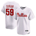 Elroe P.Phillies #59 Jhoan Duran Player White Home Limited Stitched Jerseys