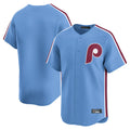 Elroe P.Phillies Blank Player Light Blue Game Stitched Jerseys