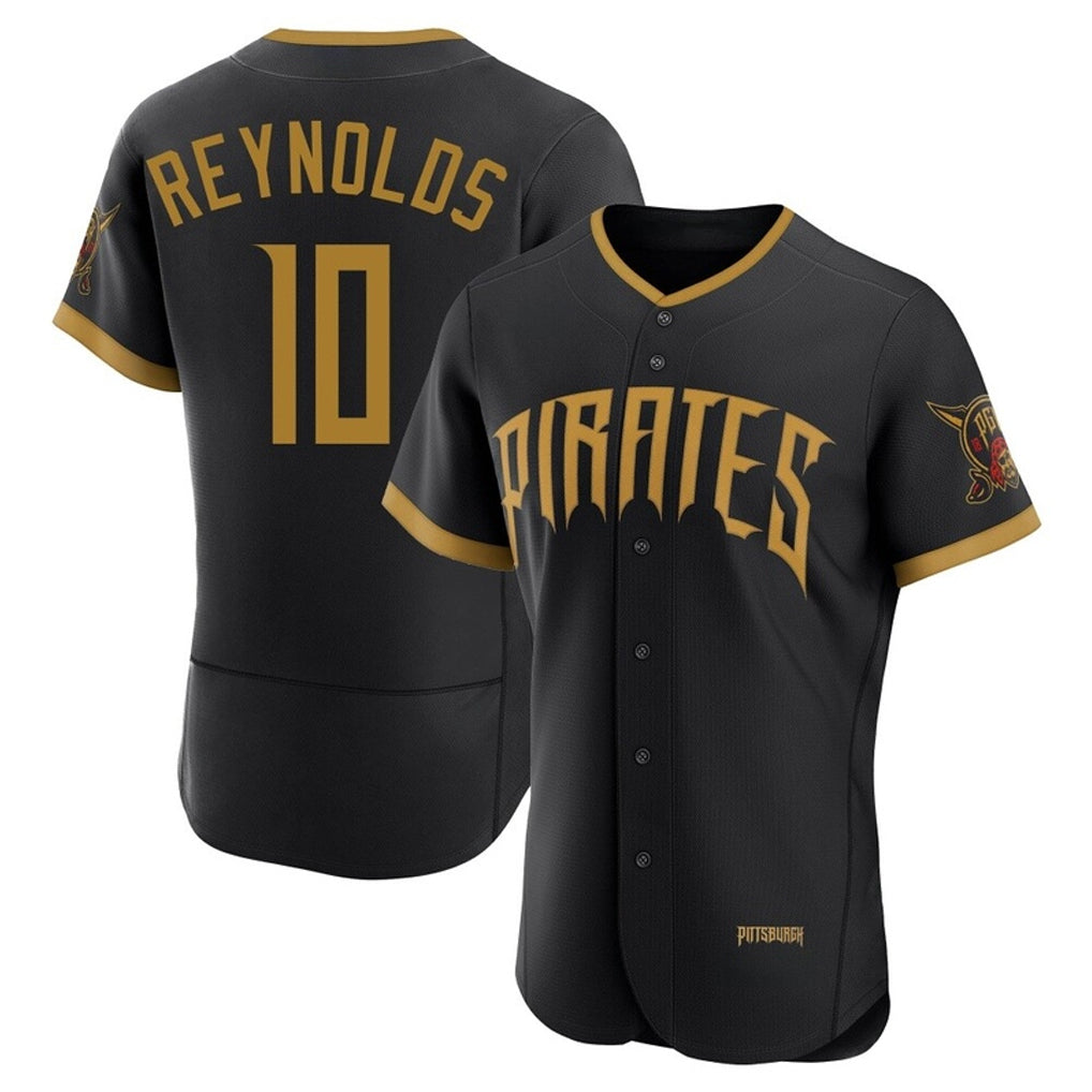 Elroe P.Pirates #10 Bryan Reynolds Player Black 2026 City Connect Home Limited Elite Stitched Jerseys