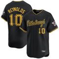 Elroe P.Pirates #10 Bryan Reynolds Player Black Alt Home Limited Stitched Jerseys