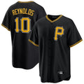 Elroe P.Pirates #10 Bryan Reynolds Player Black Alternate 2025 Home Game Stitched Jerseys