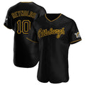 Elroe P.Pirates #10 Bryan Reynolds Player Black Home Limited Elite Stitched Jerseys