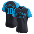 Elroe P.Pirates #10 Bryan Reynolds Player Navy National League All-Star Home Limited Elite Stitched Jerseys