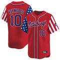 Elroe P.Pirates #10 Bryan Reynolds Player Red 2025 Independence Day Vapor Premier Limited Stitched Jerseys