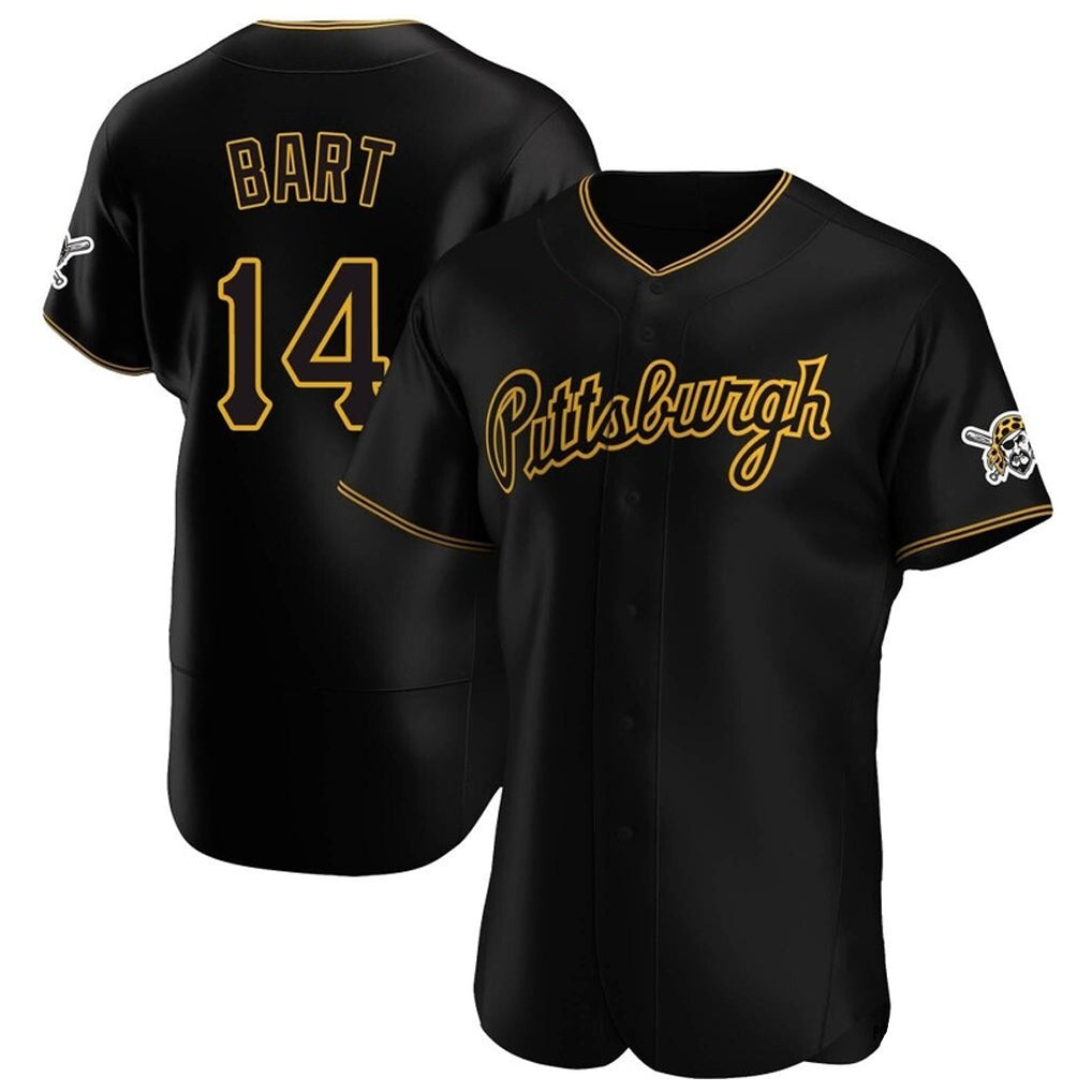 Elroe P.Pirates #14 Joey Bart Player Black Home Limited Elite Stitched Jerseys