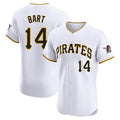 Elroe P.Pirates #14 Joey Bart Player White Home Limited Elite Stitched Jerseys