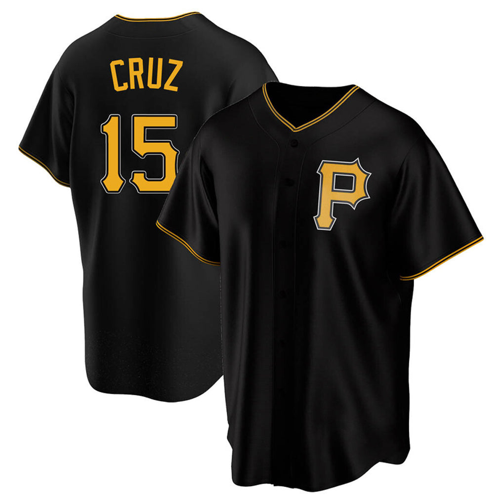 Elroe P.Pirates #15 Oneil Cruz Player Black Alternate 2025 Home Game Stitched Jerseys
