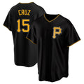 Elroe P.Pirates #15 Oneil Cruz Player Black Alternate 2025 Home Game Stitched Jerseys