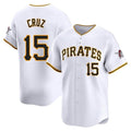 Elroe P.Pirates #15 Oneil Cruz Player White Home Limited Stitched Jerseys