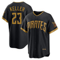 Elroe P.Pirates #23 Mitch Keller Player Black 2026 City Connect Home Game Stitched Jerseys