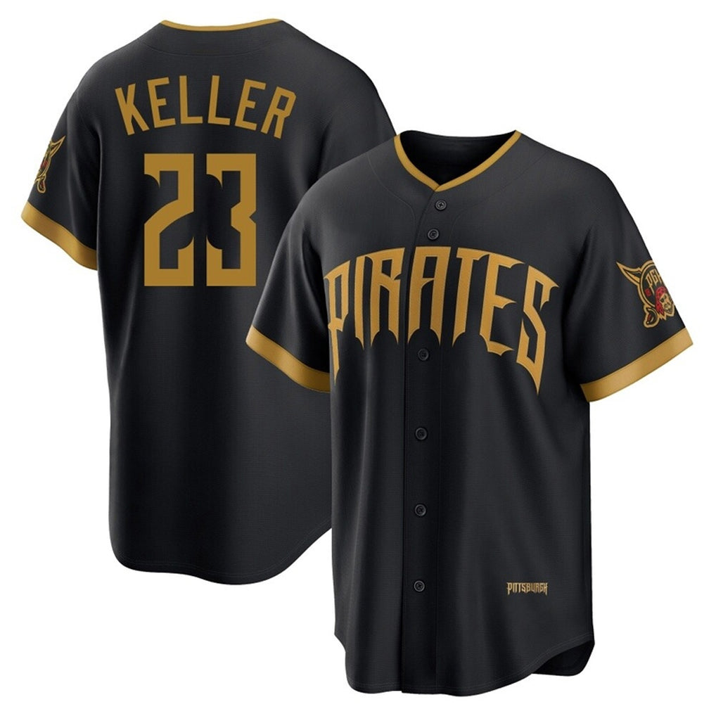 Elroe P.Pirates #23 Mitch Keller Player Black 2026 City Connect Home Game Stitched Jerseys